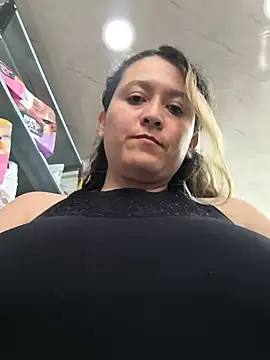 Mooncurves - Dildo pussy In the bathroom
