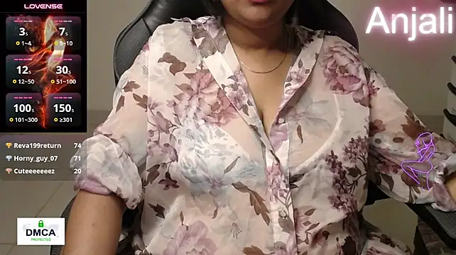 -Naughty-Anjali- - Topless and ice cube on nipple💋❤️😘