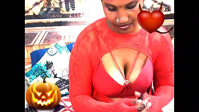 IndianQueen30 - HALLOWEEN CUM PARTY LETS CUM GUYZ