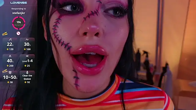 Cassadyy - Metal mouth expander +cum