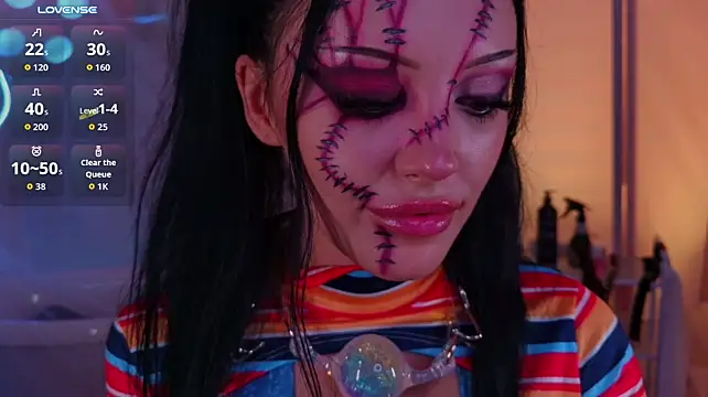 Cassadyy - Metal mouth expander +cum