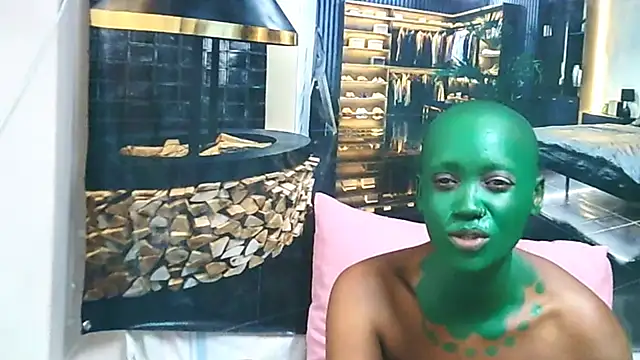 EbonyOlive69 - anal Cum Show